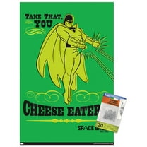 Space Ghost Coast to Coast - Cheese Eaters Wall Poster with Pushpins, 14.725" x 22.375"