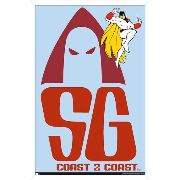 Space Ghost Coast to Coast - Logo Wall Poster, 22.375" x 34", Framed