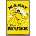 thumbnail image 1 of Space Ghost Coast to Coast - Manly Space Musk Wall Poster, 22.375" x 34", Framed, 1 of 3
