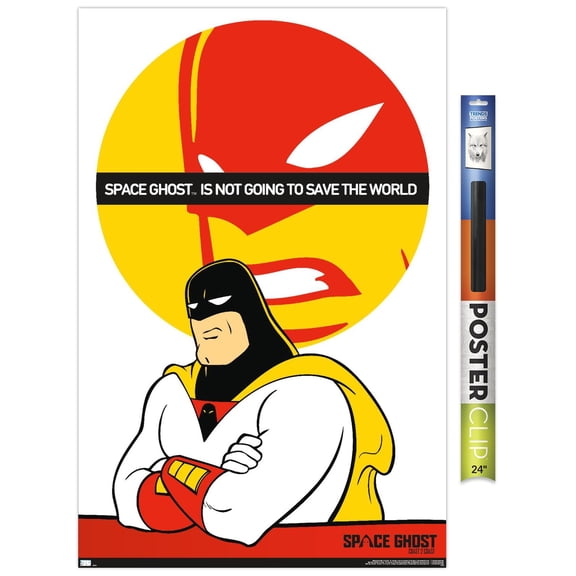 Space Ghost Coast to Coast - Not Going to Save Wall Poster, 22.375" x 34"