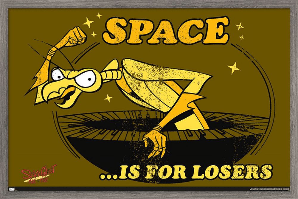 Space Ghost Coast to Coast - Space Is For Losers Wall Poster, 22.375" x 34", Framed