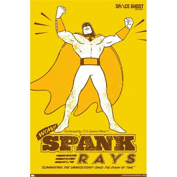 Space Ghost Coast to Coast - Spank Rays Wall Poster, 22.375" x 34"