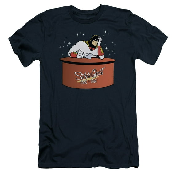 Space Ghost Great Galaxies S/S Adult 30/1 T-Shirt Navy