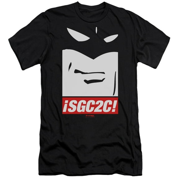 Space Ghost Sgc2C S/S Adult 30/1 T-Shirt Black