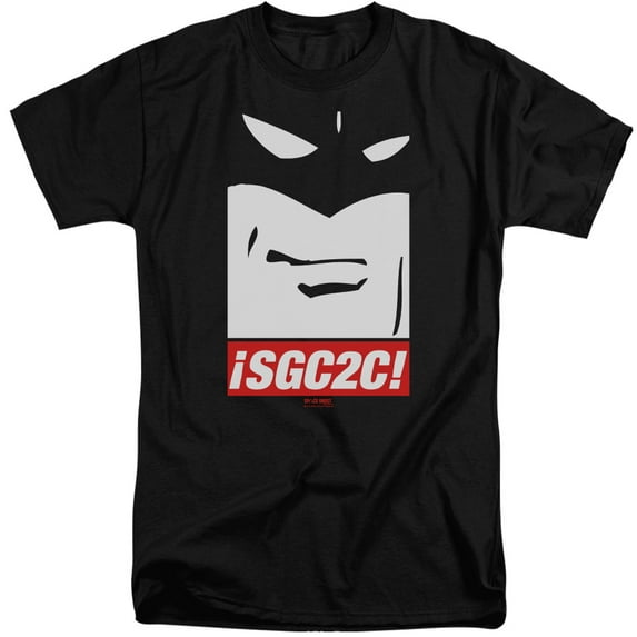 Space Ghost Sgc2C S/S Adult Tall 18/1 T-Shirt Black