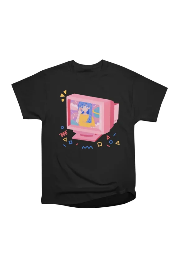 Space Glitch T-Shirt Tee Gift For Him Merch For Her Apparel For Friend