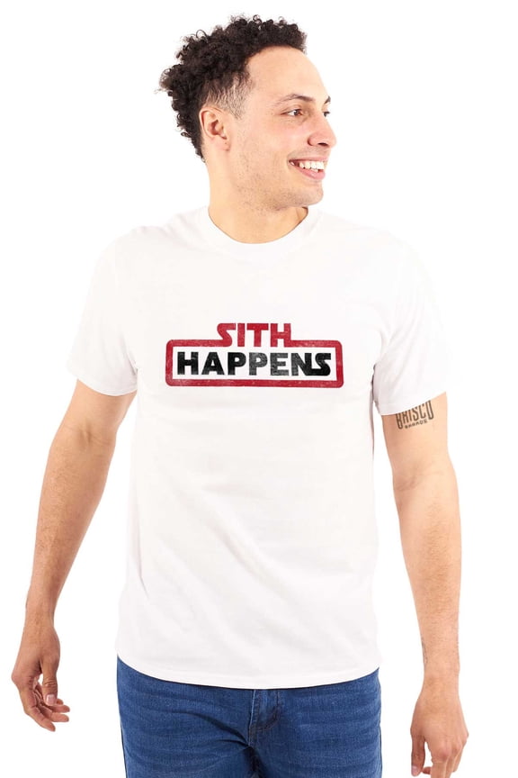 Space Happens Evil Dark Galaxy Nerd Men's Graphic T Shirt Tees Brisco Brands M