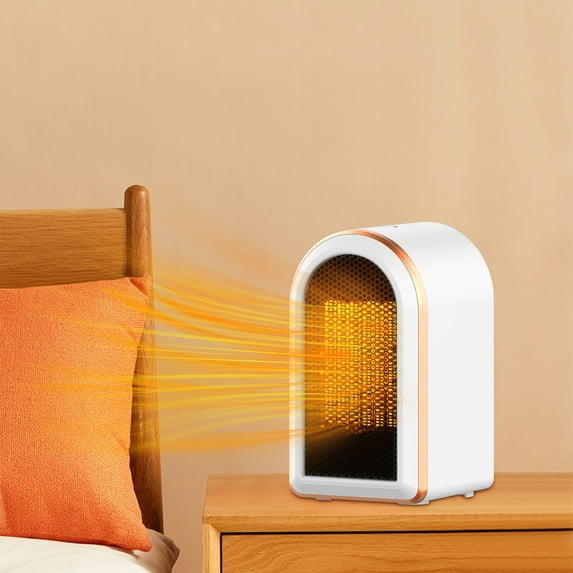 Space Heater, 1200W Portable Electric Heaters for Indoor Use with Thermostat, Speed Control and Overheat Protection PTC Fast Heating for Office Bedroom Home