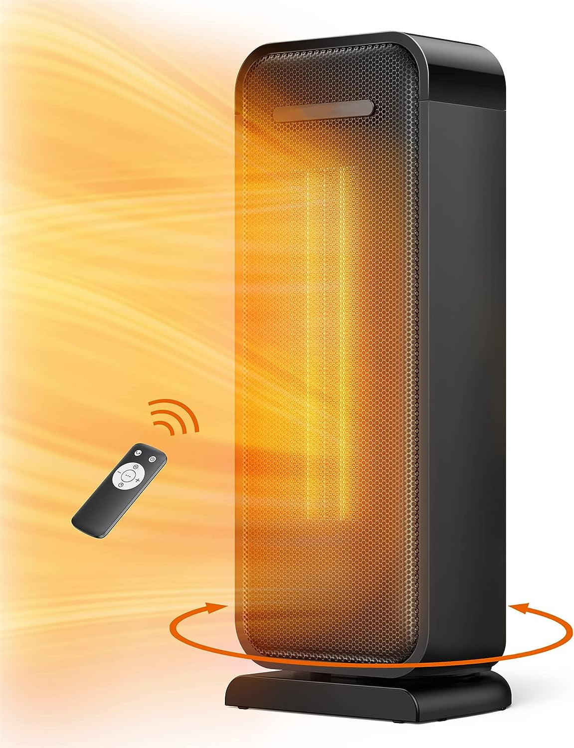 Space Heater, 1500W Electric Heater with 70° Oscillation, 12H Timer 3