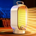 thumbnail image 1 of Space Heater, 800W Portable Electric Heaters for Indoor Use with Thermostat, Speed Control and Overheat Protection PTC Fast Heating for Office Bedroom Home, 1 of 9