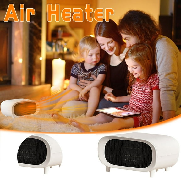 Space Heater - Fan and Heater Combo, Heater for Bedroom, Camping Heaters for Tents, Infared Heater, Floor Heater, Portable Heater, Desktop Heater, Foot Heater