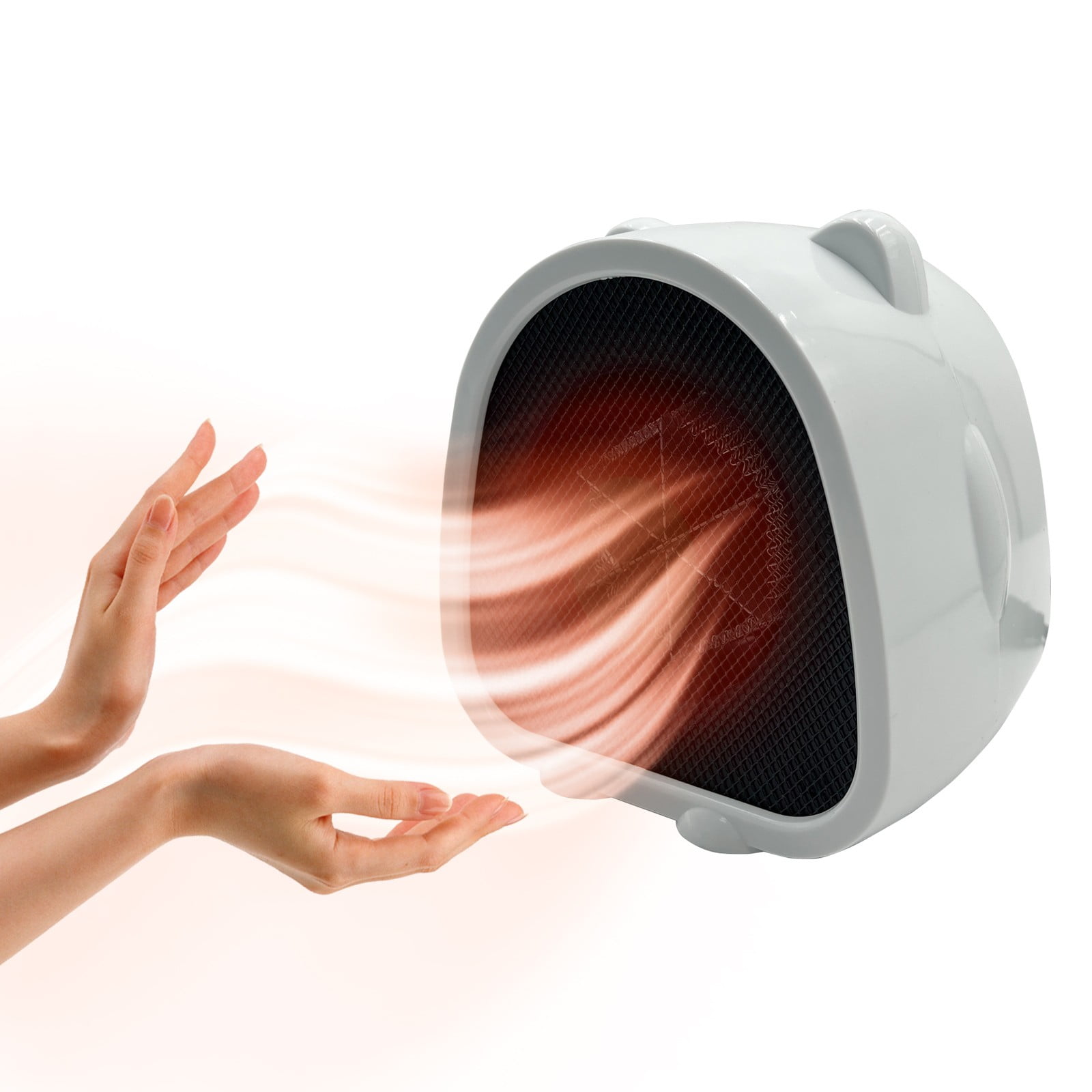 Space Heater Flame Personal Space Heater for under Desk Quiet Low Space