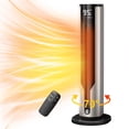 thumbnail image 1 of ATUPEN Space Heater, 1500W PTC Electric Heater with Thermostat, 70° Oscillation Timer for Indoor Bedroom, 1 of 9