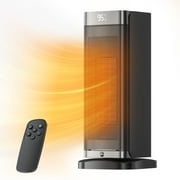 QI-EU Space Heater, 1500W Energy Efficient Portable Electric Heater with Thermostat