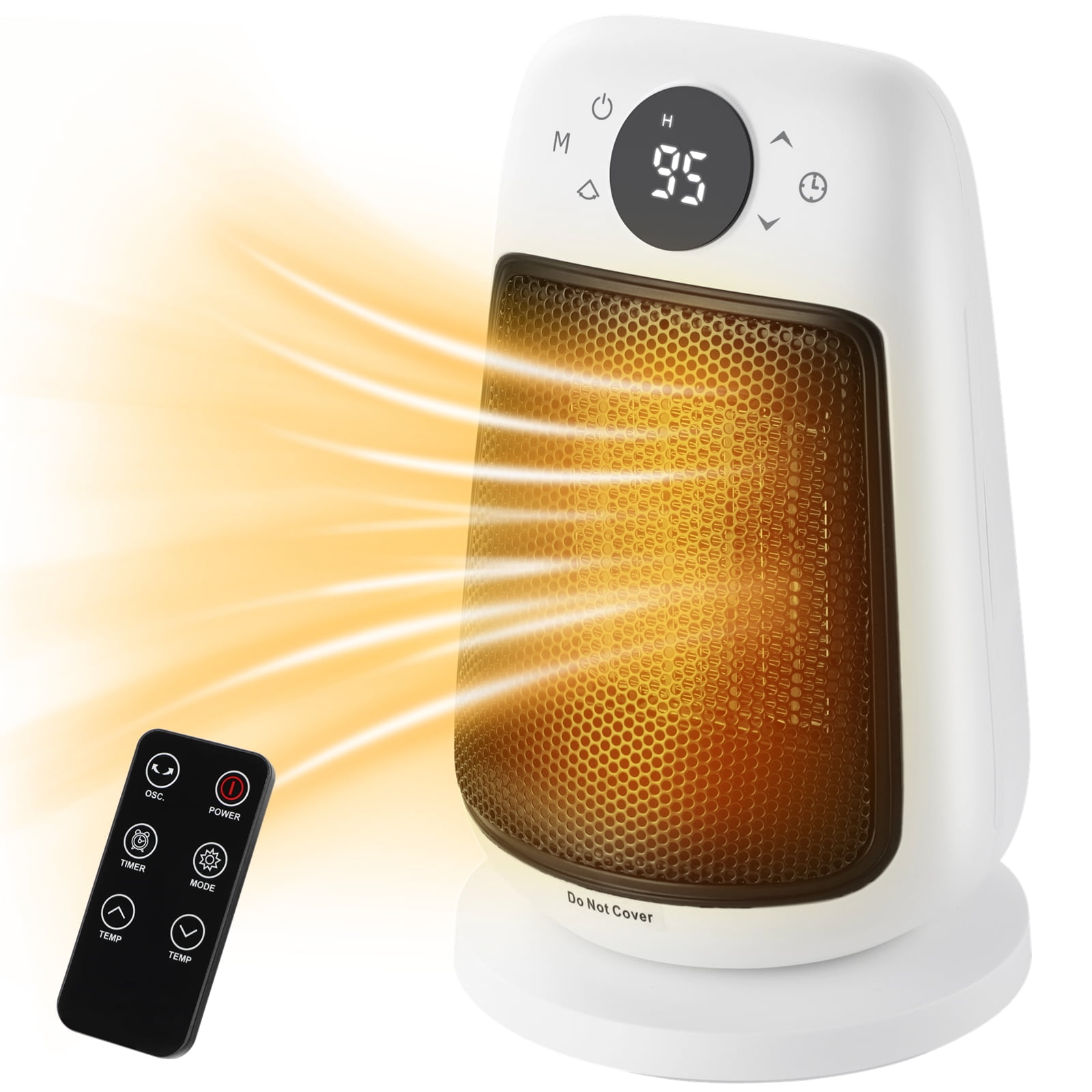 Amazon Space Heater On Table Small Desk Heater For Indoor Use 600w