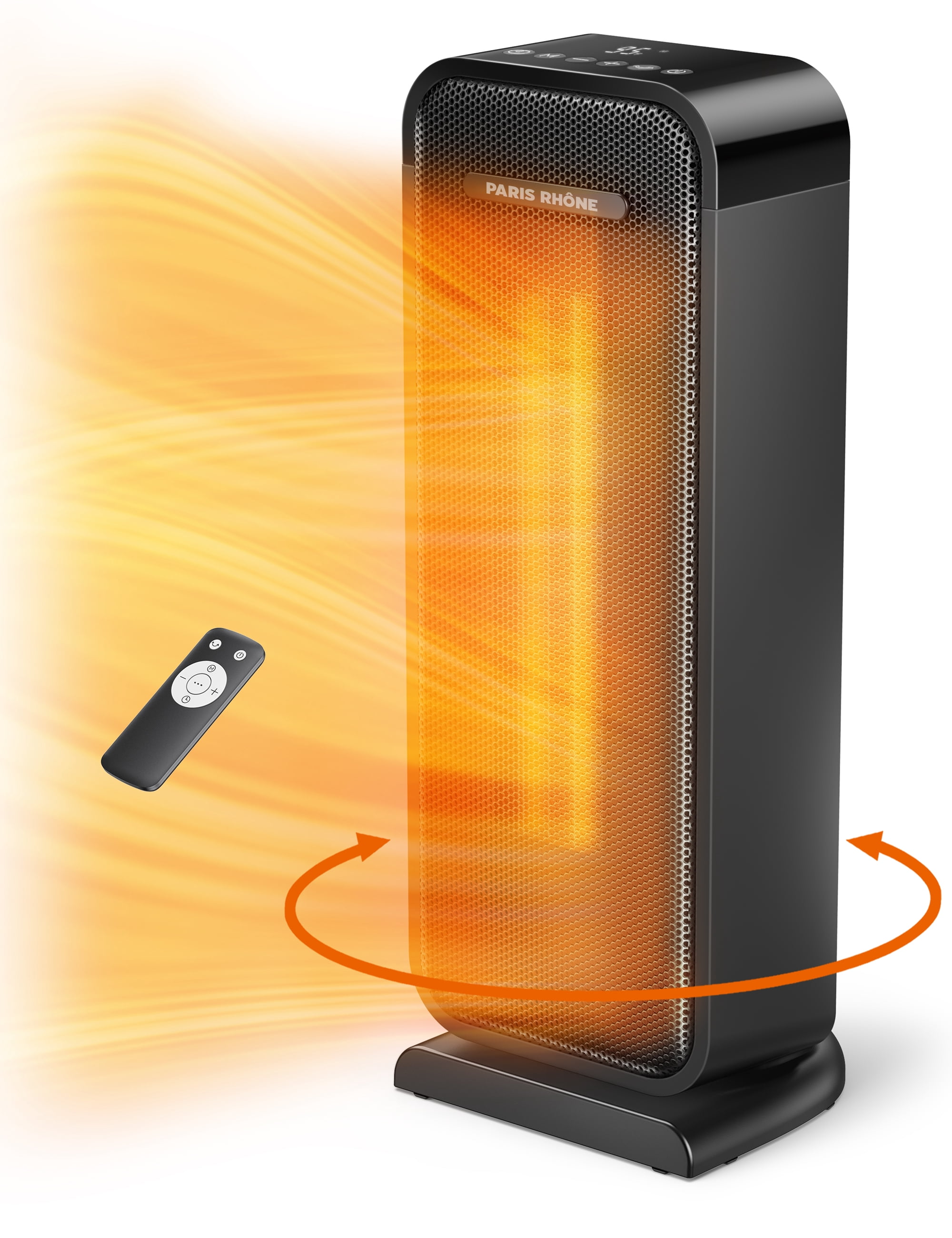 Space Heater, Paris Rhone 1500W Portable Electric PTC Ceramic Heater with  Remote Control - Walmart.com
