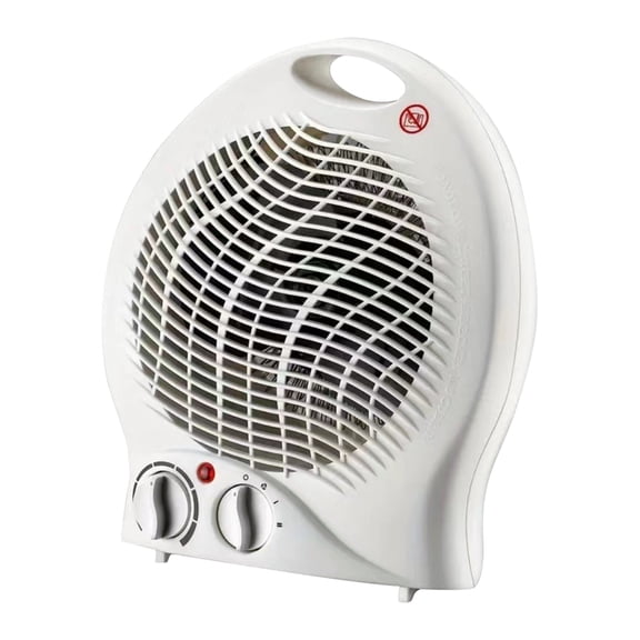 Space Heater, Portable Overheat Protection Electric Heater, 1 Pack ARD02 Model with Carry Handle Adjustable Thermostat, for Indoor Home Office Bedroom Desk Use Rapid Warm Up Small Heating Device