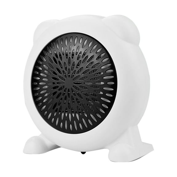 Space Heater - Small Bedroom Fan, Camp Heater for Tent, Mini Fireplace Heater, Heater for Tent, Plug in Heater, Heating and Cooling Fan, Desk Heater and Fan Combo for Office, Portable Ac with Heat