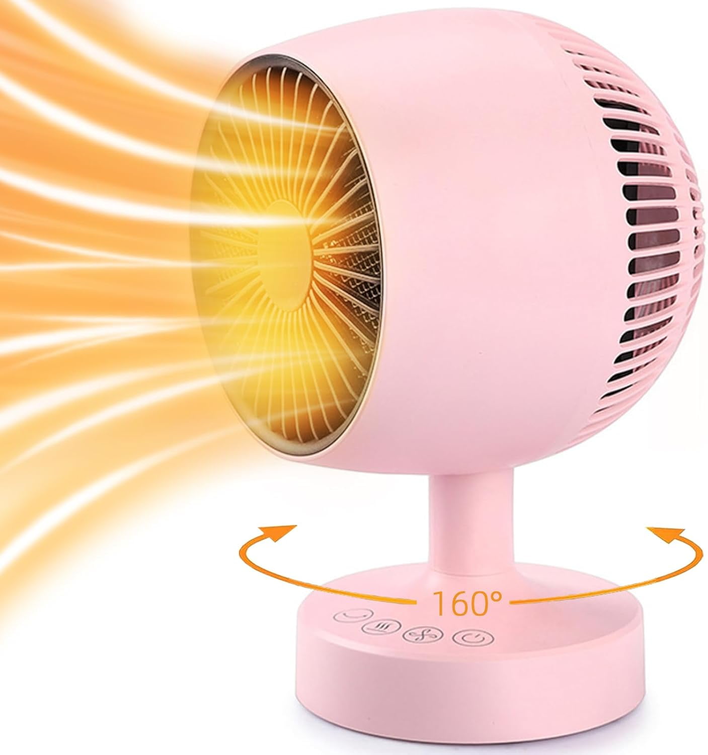 View of Space Heater,Small Space Heater,1200W Desk Heater for Office,160 ...
