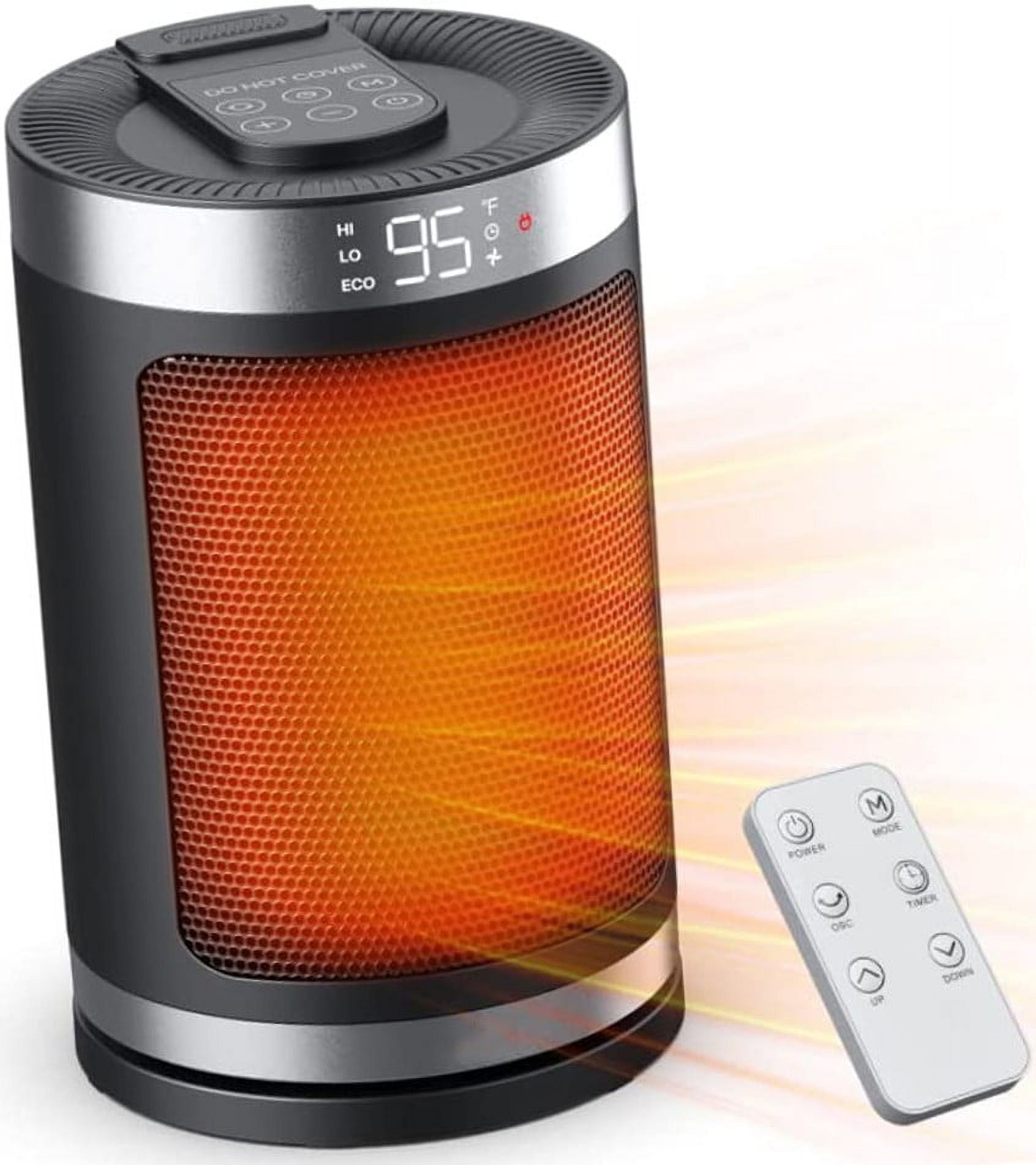 Space Heater for Indoor Use, 1500W Fast Heating PTC Ceramic Electric