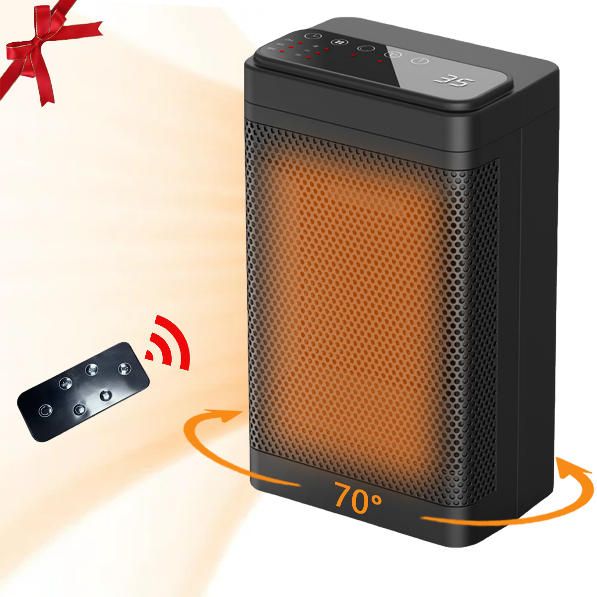 Seizeen Wall Mounted Outdoor Patio Heater, 1500W Electric Heaters for