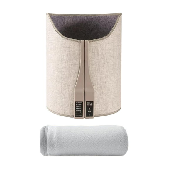 Space Heater under Desk Heater Electric Foot Warmer with Timer Panel Heater