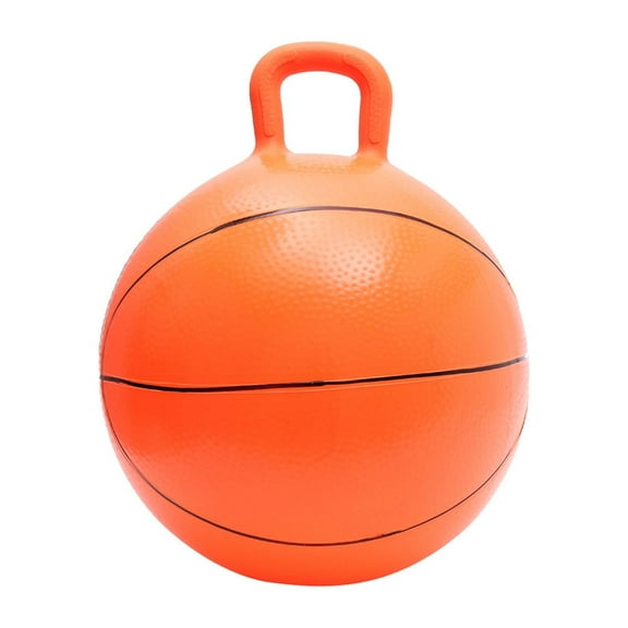 Space Hopper Ball with Air Pump: 17.7"/45cm Diameter for Age 13 and Up, Kangaroo Bouncer, Hippity Hoppity Hop Ball for Teens Youths and Adults, Bouncy Ball with Handle, Cloud Colors (Blue)