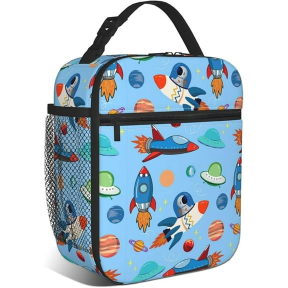 Space Insulated Refrigeration Lunch Bag, Tote Lunch Bag, Reusable Lunch Bag, Unisex