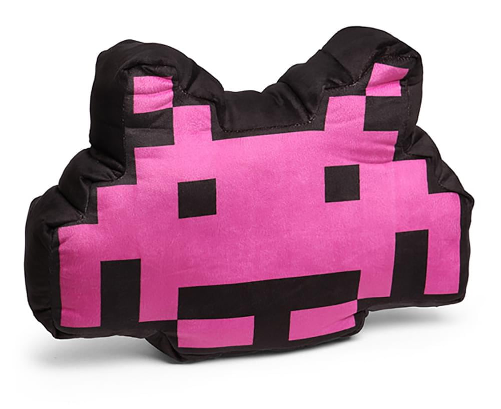 Space Invaders 17" Pink Crab Alien Pillow Cushion - Walmart.com