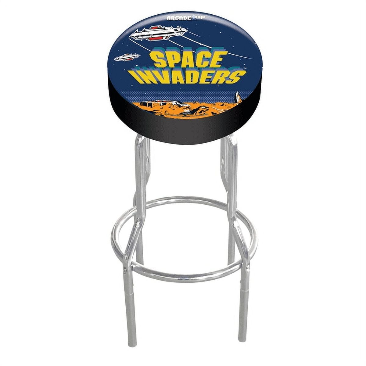 Space Invaders .5" to .5" Adjustable Retro Arcade Stool