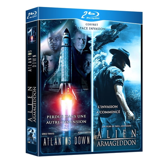 Space Invasion : Alien Armageddon / Atlantis Down (Blu-ray)