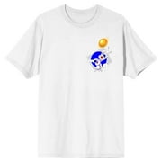 Space Jam 1996 Hoops & Toons Crew Neck Short Sleeve Mens White T-shirt-XL