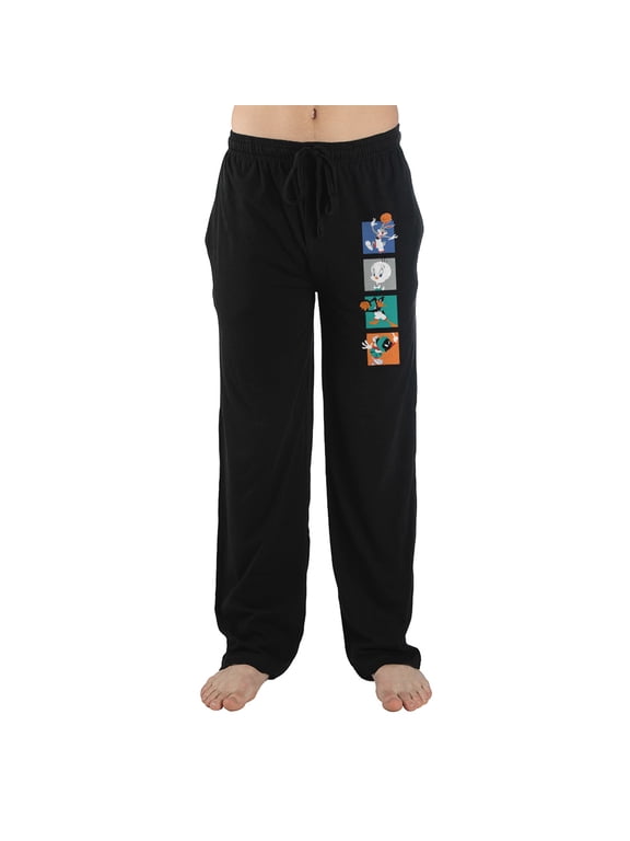 Space Jam 2 A New Legacy Animated Movie Men's Black Sleep Pajama Pants - M
