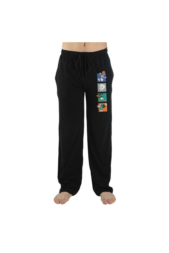 Space Jam 2 A New Legacy Animated Movie Men's Black Sleep Pajama Pants -XL