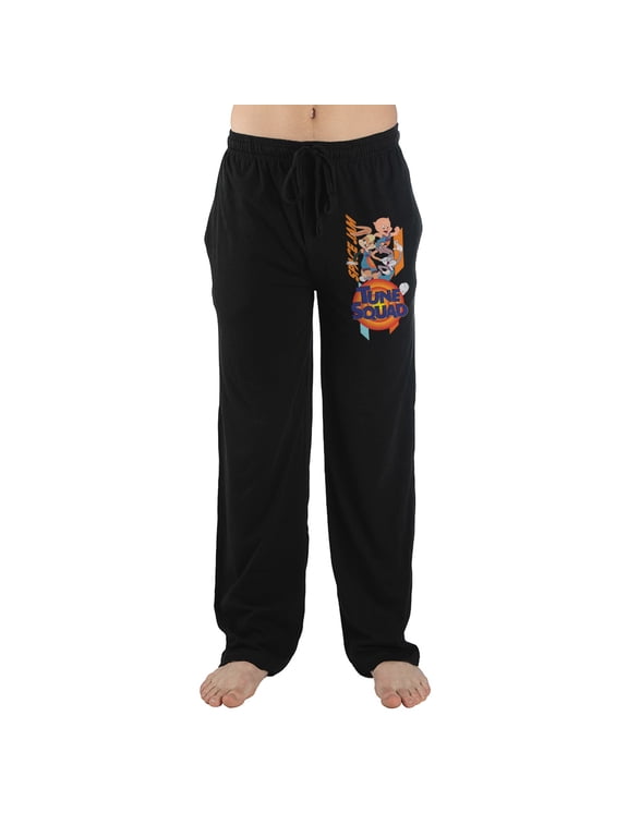 Space Jam 2 A New Legacy Movie Characters Black Sleep Pajama Pants-XL