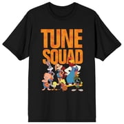 Space Jam 2 A New Legacy Tune Squad Mens Black Short Sleeve T-shirt-XL