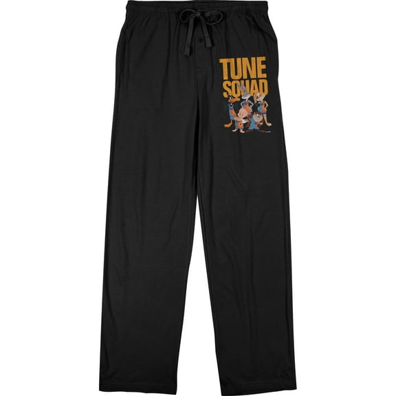 Space Jam 2 A New Legacy Tune Squad Men's Black Sleep Pajama Pants-XXL