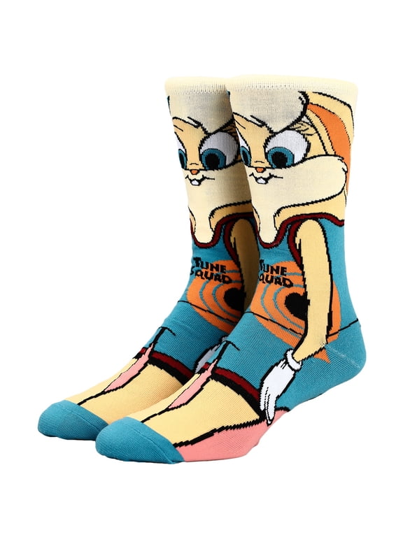 Space Jam 2 Exclusive Lola Animigos 360 Degree Character Crew Socks