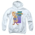 thumbnail image 1 of Space Jam 2 Lola Wonder Woman Kids Pull-Over Hoodie (Medium) for Youth Boys and Girls, White, 1 of 5