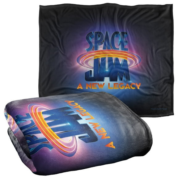 Space Jam 2 Space Jam Movie Logo Officially Licensed Silky Touch Super Soft Throw Blanket 50' x 60'