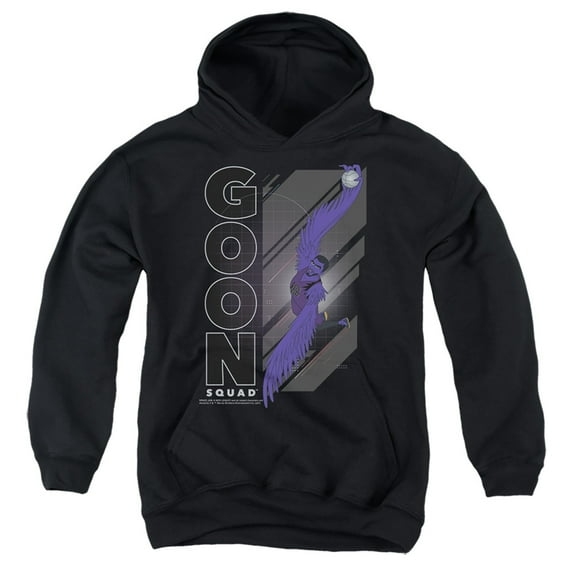 Space Jam 2 The Brow Kids Pull-Over Hoodie (X-Large) for Youth Boys and Girls, Black