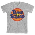 thumbnail image 1 of Space Jam 2 Tune Squad Logo Youth Athletic Gray Graphic Tee-XS, 1 of 5
