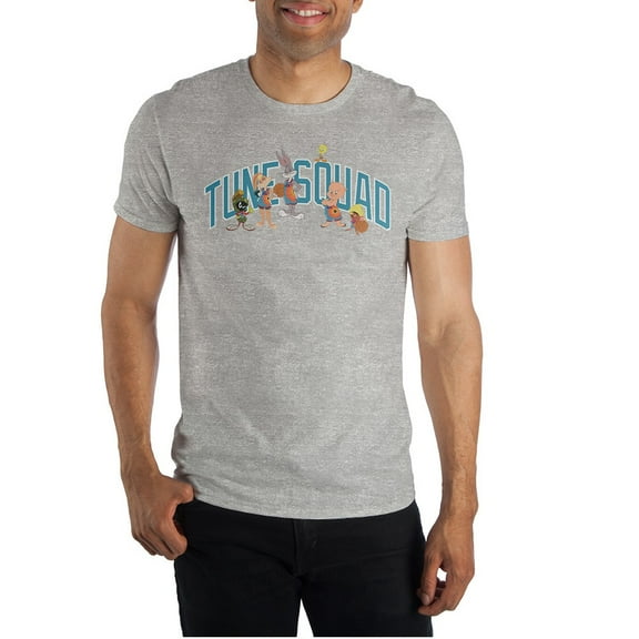 Space Jam 2 Tune Squad Mens Grey Graphic Tee Shirt-3XL