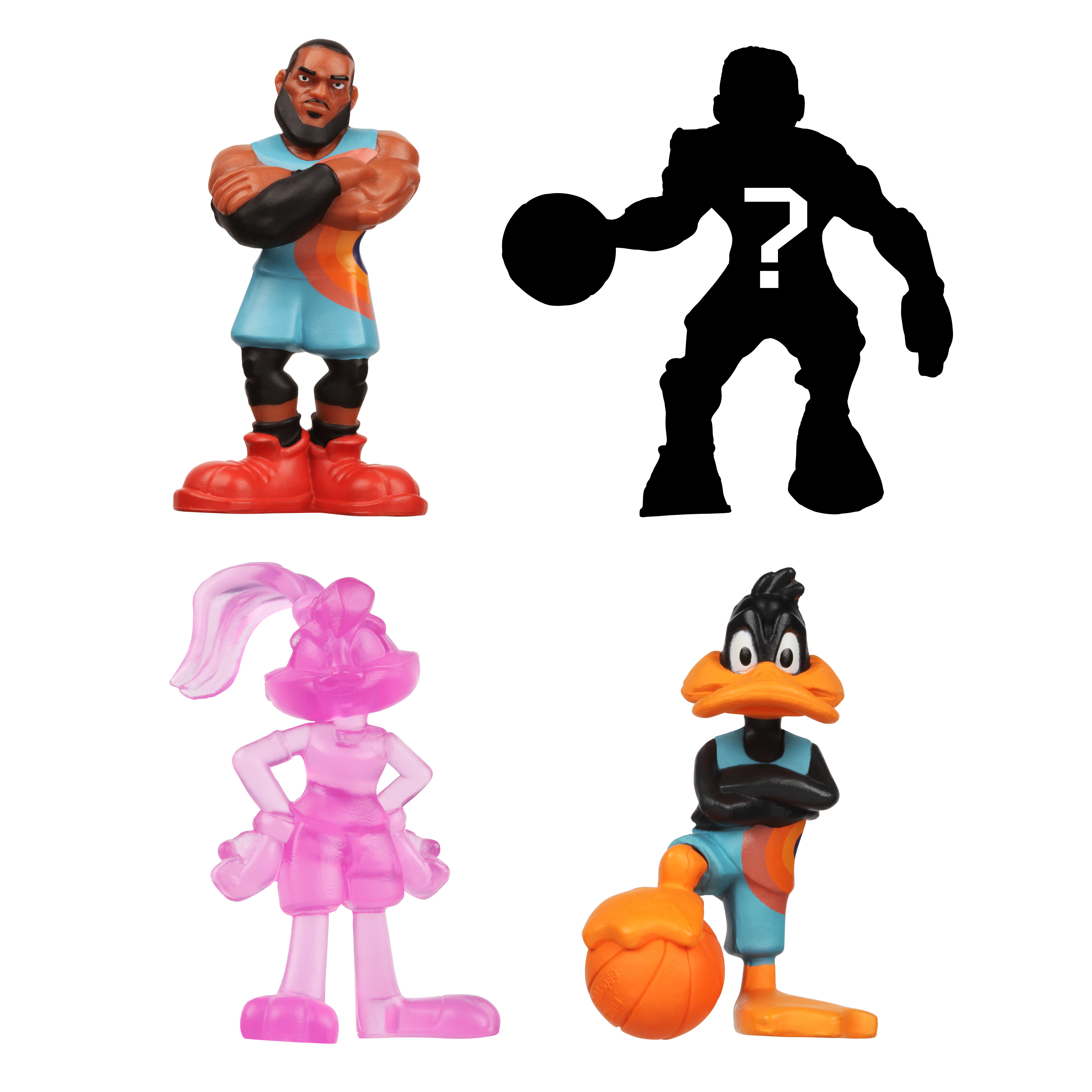 Space Jam: A New Legacy - 4 Pack - 2" LeBron James, Daffy Duck, Lola Bunny, & 1 Mystery Figures - Starting Line Up - image 1 of 11