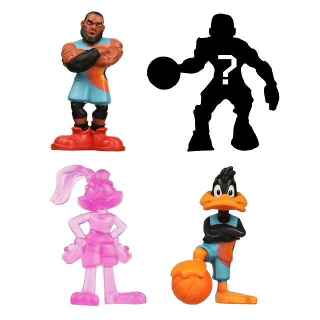 Space Jam: A New Legacy - 4 Pack - 2" LeBron James, Daffy Duck, Lola Bunny, & 1 Mystery Figures - Starting Line Up