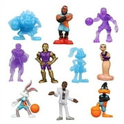 Space Jam A New Legacy Action Figure Set with Basketball Bases, 10 Pieces