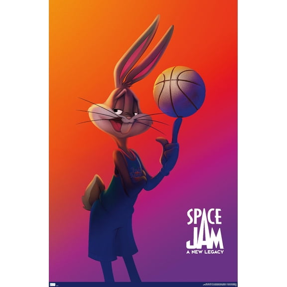 Space Jam: A New Legacy - Bugs Bunny One Sheet Wall Poster, 14.725" x 22.375"