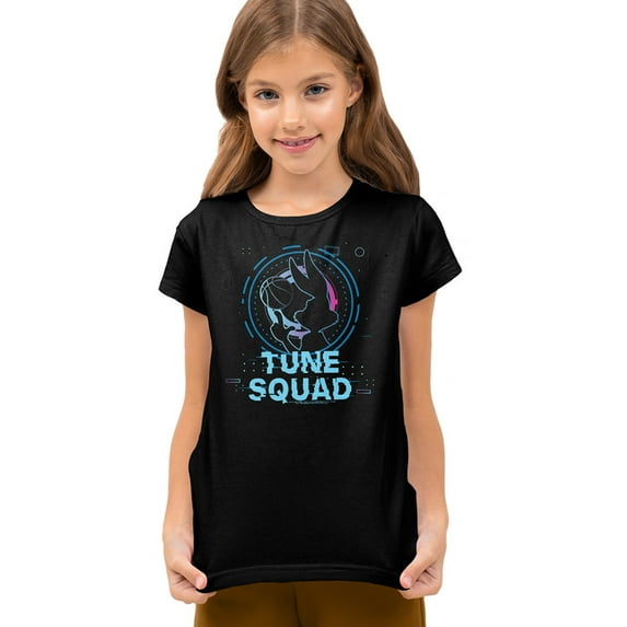 Space Jam: A New Legacy Bugs Tune Squad Kids T Shirt (Large) for Youth Toddler Boys and Girls, Black
