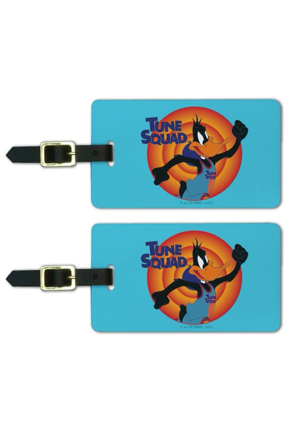 Space Jam: A New Legacy Daffy Duck Luggage ID Tags Carry-On Cards - Set of 2