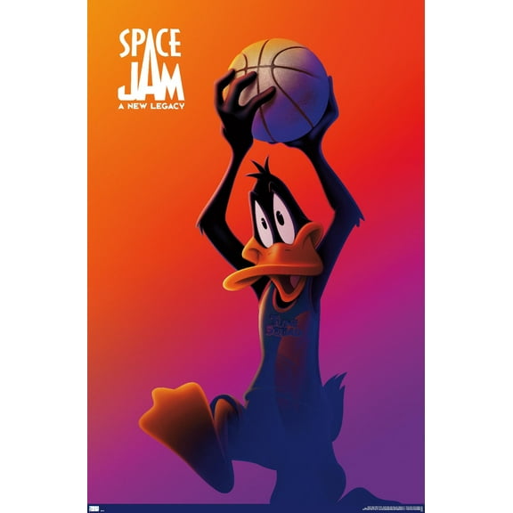 Space Jam: A New Legacy - Daffy Duck One Sheet Wall Poster, 14.725" x 22.375"